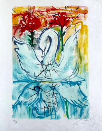 Литография Dali - The Ugly Duckling