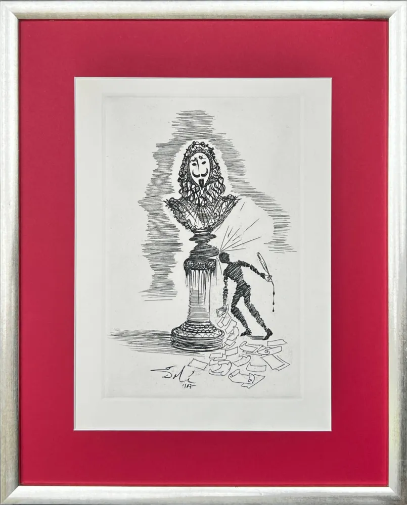 Офорт Dali - The Writer's Whim