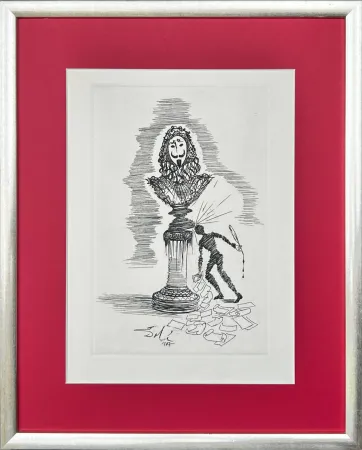 Офорт Dali - The Writer's Whim