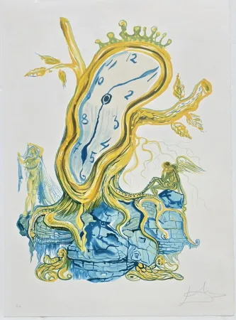Литография Dali - Time Stillness of Time