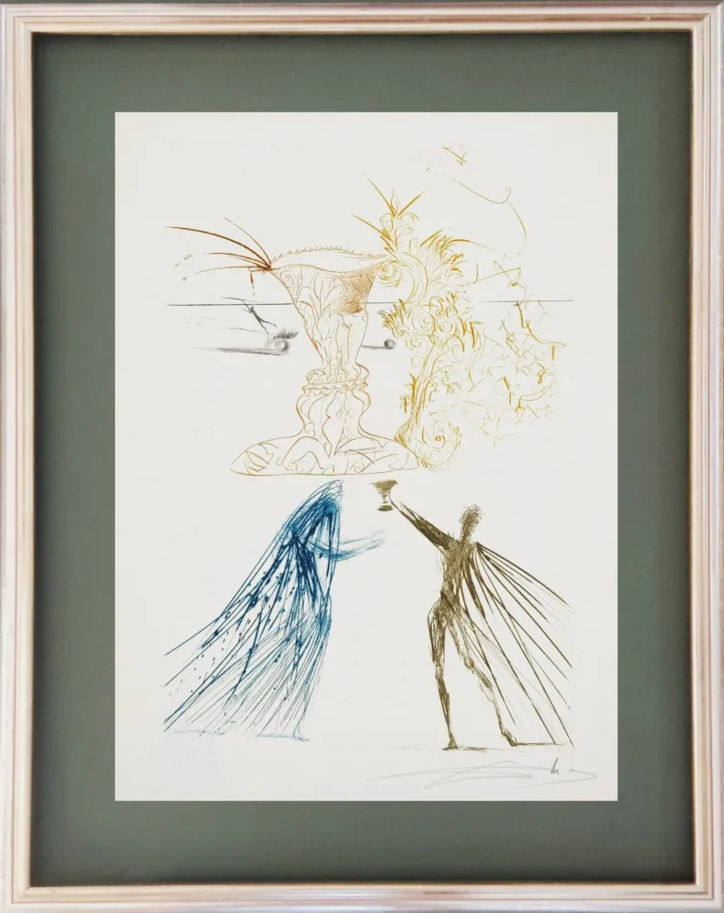 Офорт Dali - Tristram and Iseult