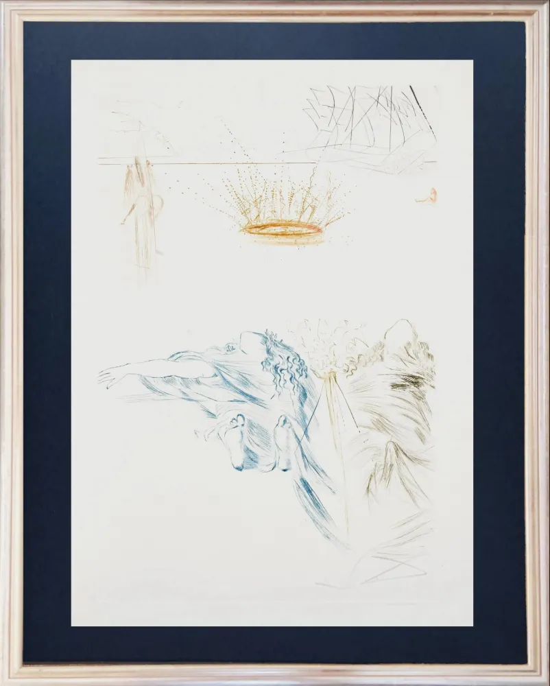 Офорт Dali - Tristram's Testament