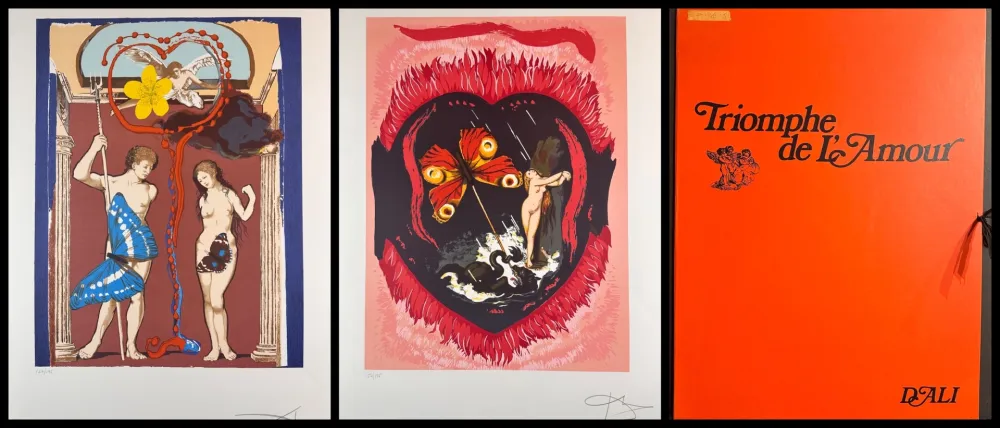 Литография Dali - Triumph of Love Suite with Original Portfolio Case