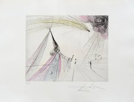 Гравюра Сухой Иглой Dali - Urania