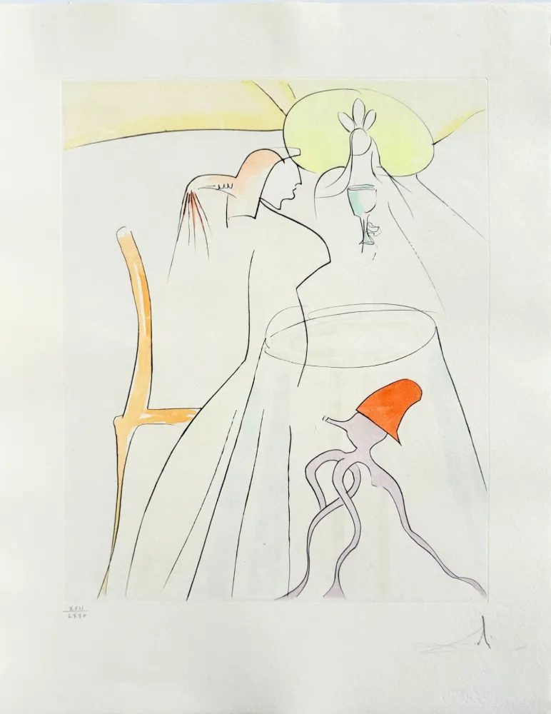 Гравюра Сухой Иглой Dali - Urashima Taro