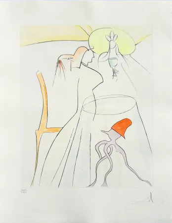 Гравюра Сухой Иглой Dali - Urashima Taro