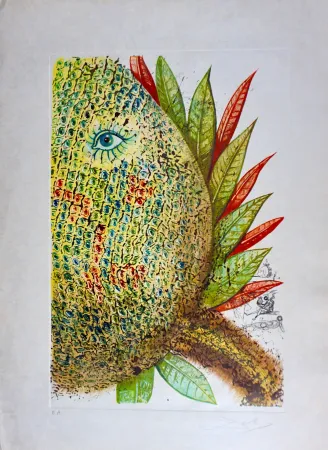 Гравюра Dali - Vegetation Inedit (Pineapple)