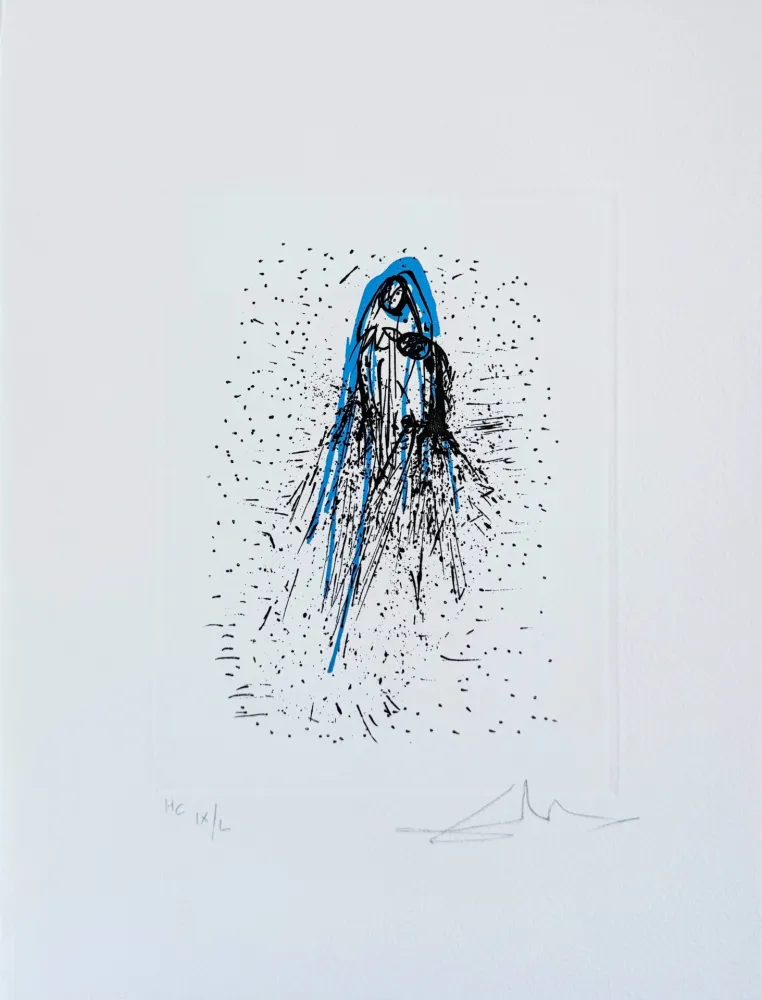 Офорт Dali - Virgo