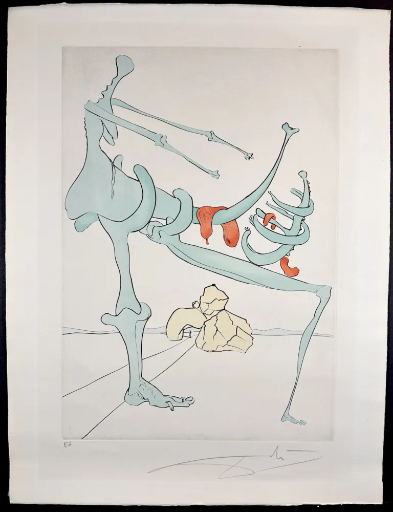 Гравюра Dali - Visions de Quevedo Mother and Child