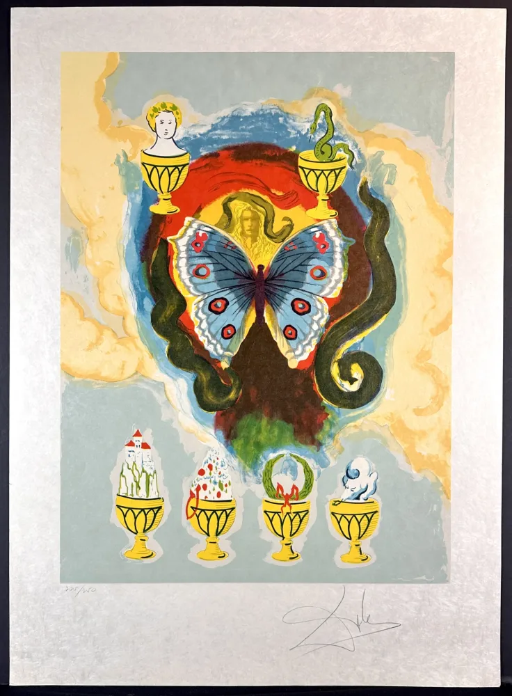 Литография Dali - Wealth Health Fame and Love