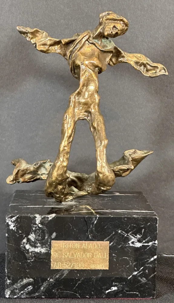 Многоэкземплярное Произведение Dali - Winged Triton (Triton Alado) Bronze Sculpture