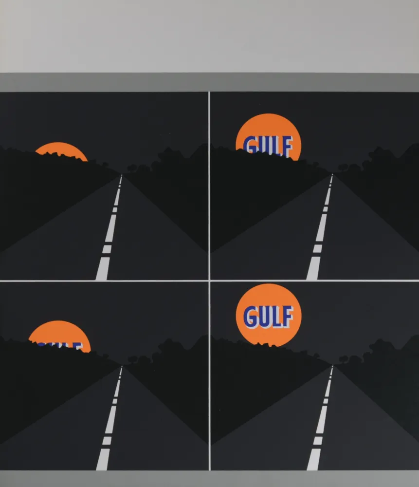 Сериграфия D'arcangelo - Abstract composition, 1971