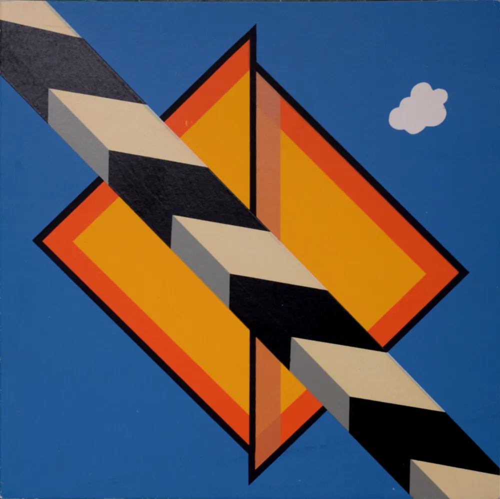 Сериграфия D'arcangelo - Composition, 1969