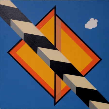 Сериграфия D'arcangelo - Composition, 1969