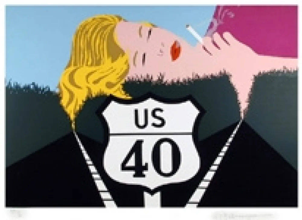 Сериграфия D'arcangelo - Smoke Dreams