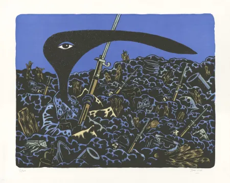 Литография David B - Mon Grand-Père sur le Front