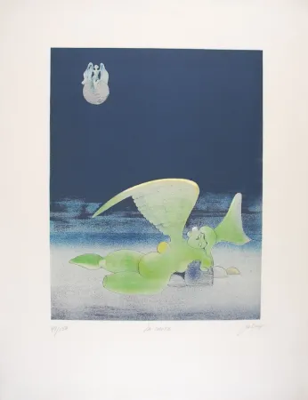 Литография David - La Chute