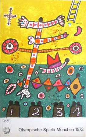 Литография Davie - OL 1972 - original colourlithograph