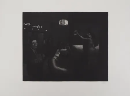 Гравюра Davies - Un soir de la semaine