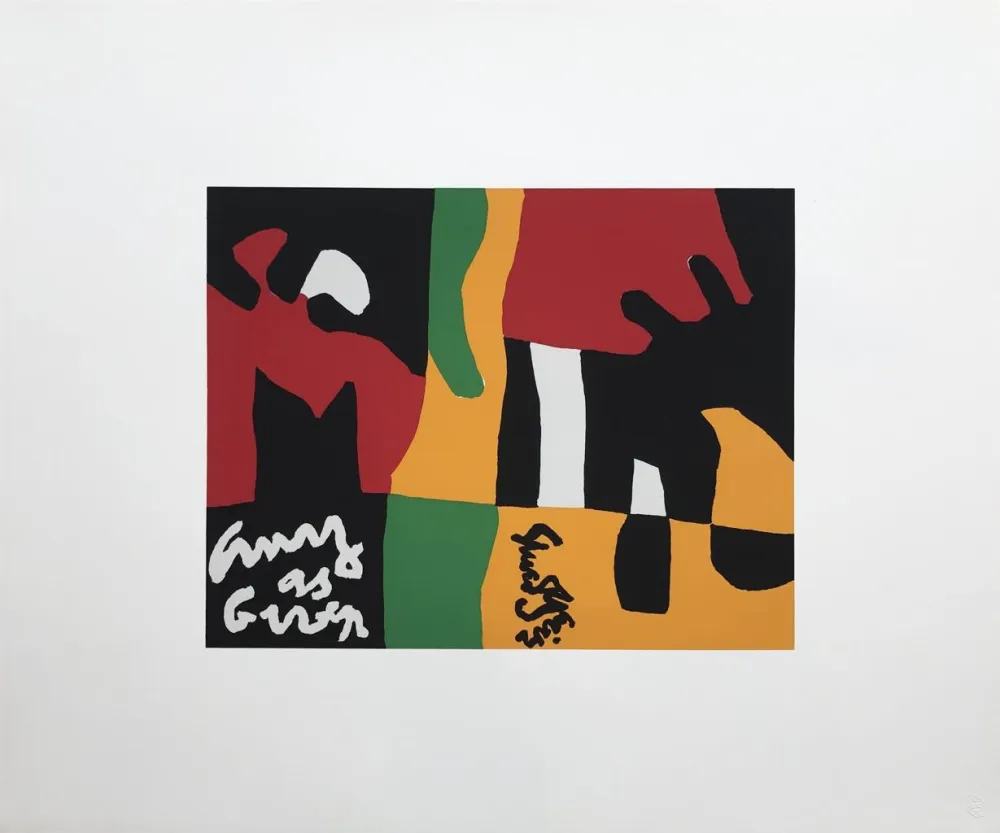 Сериграфия Davis - Untitled from Ten Works by Ten Painters Portfolio