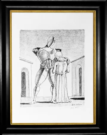 Литография De Chirico - Ettore e Andromaca I