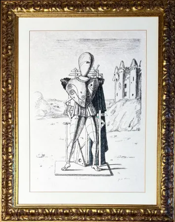 Литография De Chirico - Giorgio de Chirico (1888–1978) - Il trovatore 