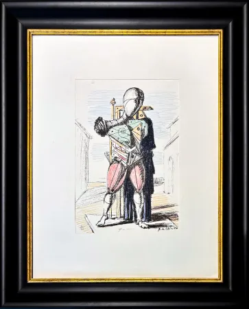 Литография De Chirico - Giorgio De Chirico (1888–1978) - Manichino - 6-colour lithography - 1964