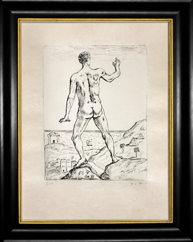Литография De Chirico - Hercole