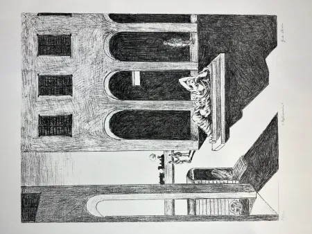 Литография De Chirico - Malinconia