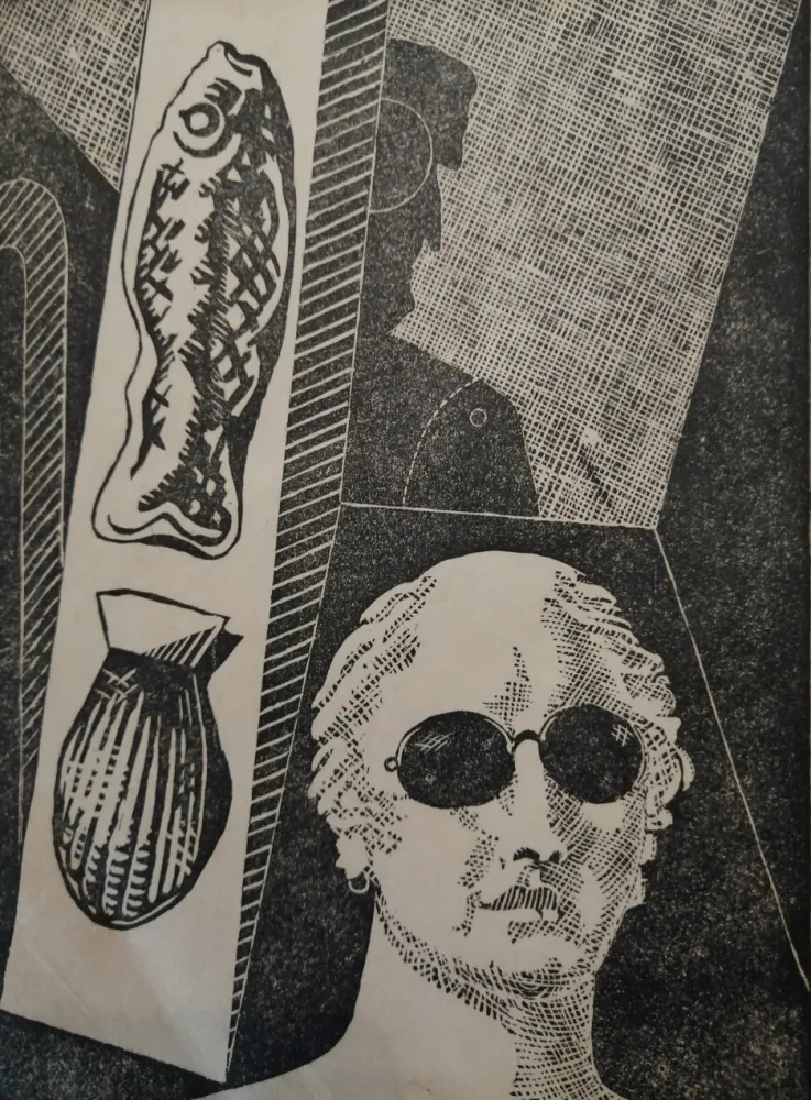 Гравюра На Дереве De Chirico - Portrait d'Apollinaire