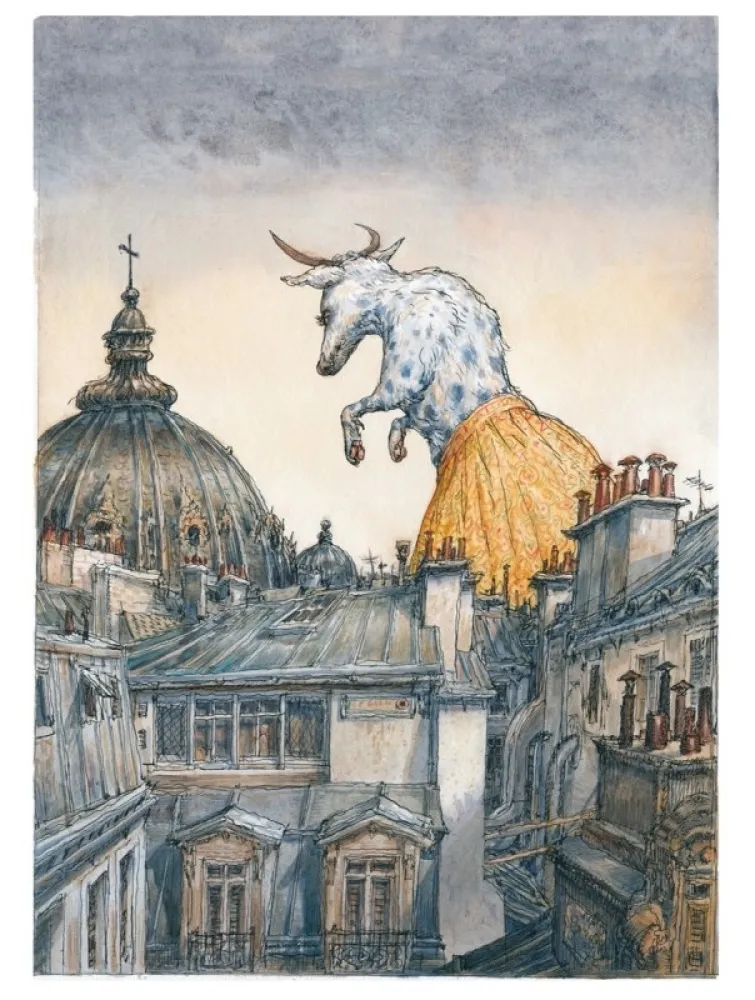 Цифровой Эстамп De Crécy - Le Yokaï de la rive gauche