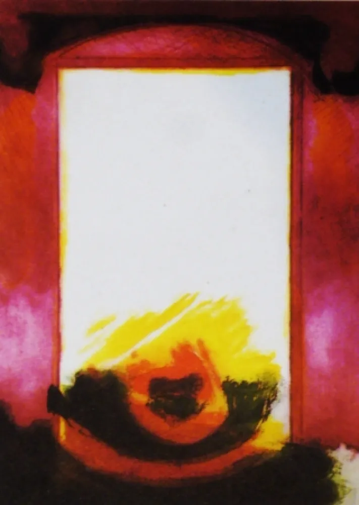 Офорт И Аквитанта De Juan - Puerta morada