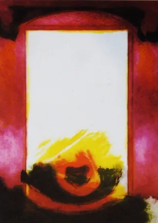 Офорт И Аквитанта De Juan - Puerta morada