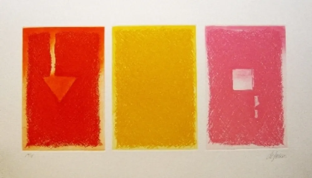 Офорт И Аквитанта De Juan - Triptica en color II