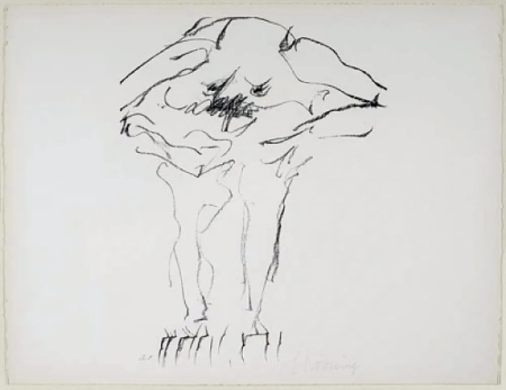 Нет Никаких Технических De Kooning - Clam Digger from Portfolio 9