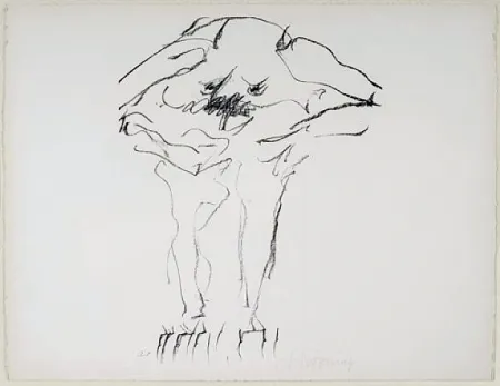Нет Никаких Технических De Kooning - Clam Digger from Portfolio 9