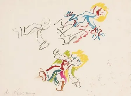 Литография De Kooning - Composition for Lisa