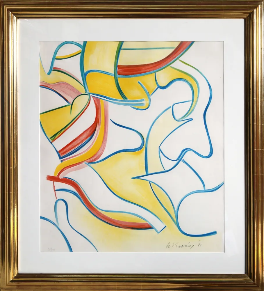 Литография De Kooning - Untitled from Quatre Lithographies