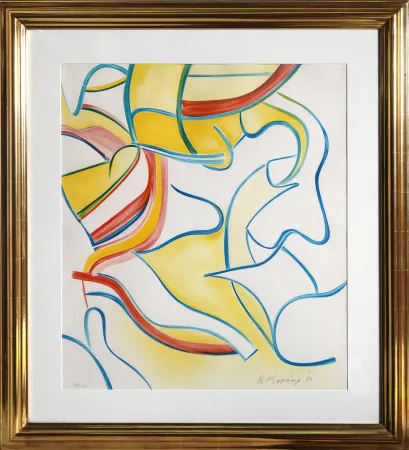 Литография De Kooning - Untitled from Quatre Lithographies