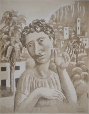 Литография De La Fresnaye - Le rêveur de Grasse
