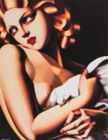 Сериграфия De Lempicka - Femme a la Colombe