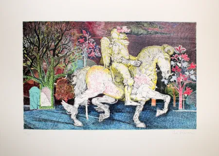 Литография De Rosa - Cavaliere 2