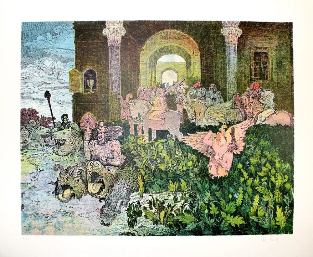 Литография De Rosa - Creatures