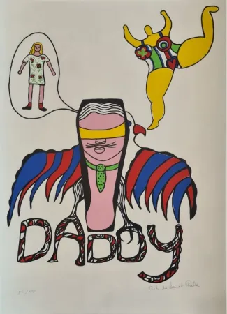 Сериграфия De Saint Phalle - Daddy 