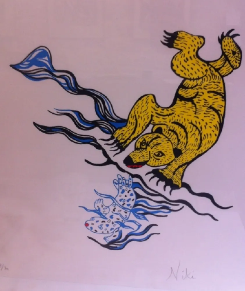 Сериграфия De Saint Phalle - Die Barin