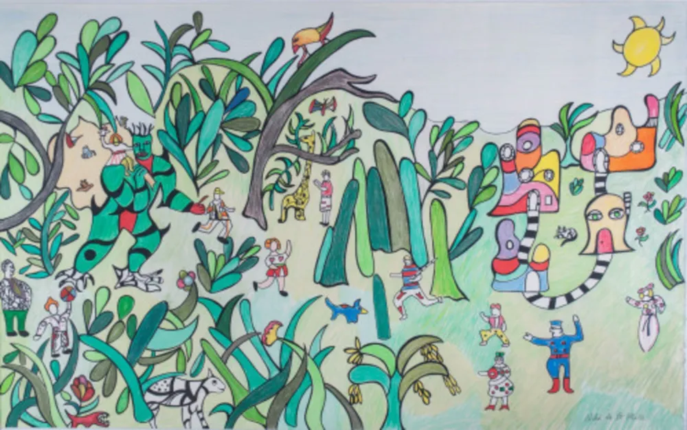 Линогравюра De Saint Phalle - Jungle I, c