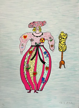 Литография De Saint Phalle - La Couturière