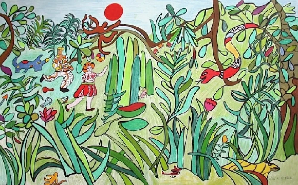 Литография De Saint Phalle - La  jungle 
