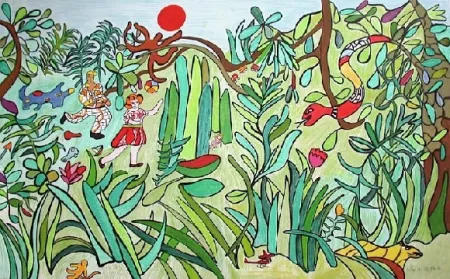 Литография De Saint Phalle - La  jungle 