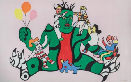 Литография De Saint Phalle - Le Monstre